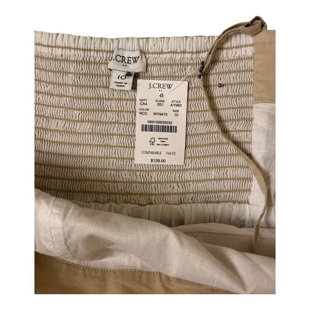 J.Crew Factory Square Neck Tiered
Dress 10 Women's Neutral
Colorblock - Picture 7 of 7